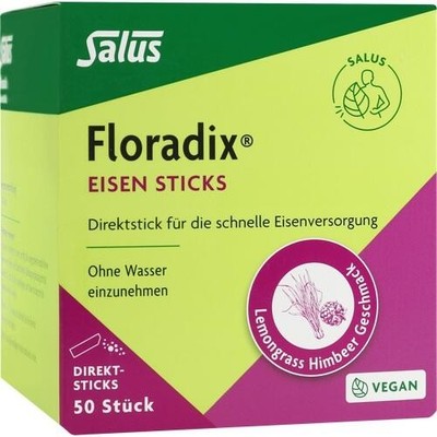 FLORADIX Eisen Sticks Pulver Salus 50 St. PZN 19808466