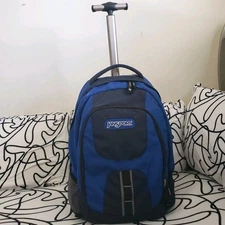 Jansport Driver 8 Rolling Backpack Blue