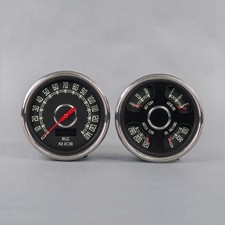 1951-1952 Ford Pickup Truck Gauges New Vintage Woodward Series Black Face 1951-1952 Ford Pickup Truck Gauges New Vintage Woodward Series Black Face