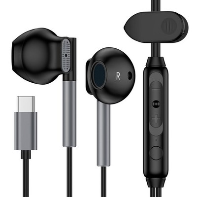 for iPhone 17e 17 Pro max, USB C Earbuds Wired Ear Buds Head Phones Ear Phone...