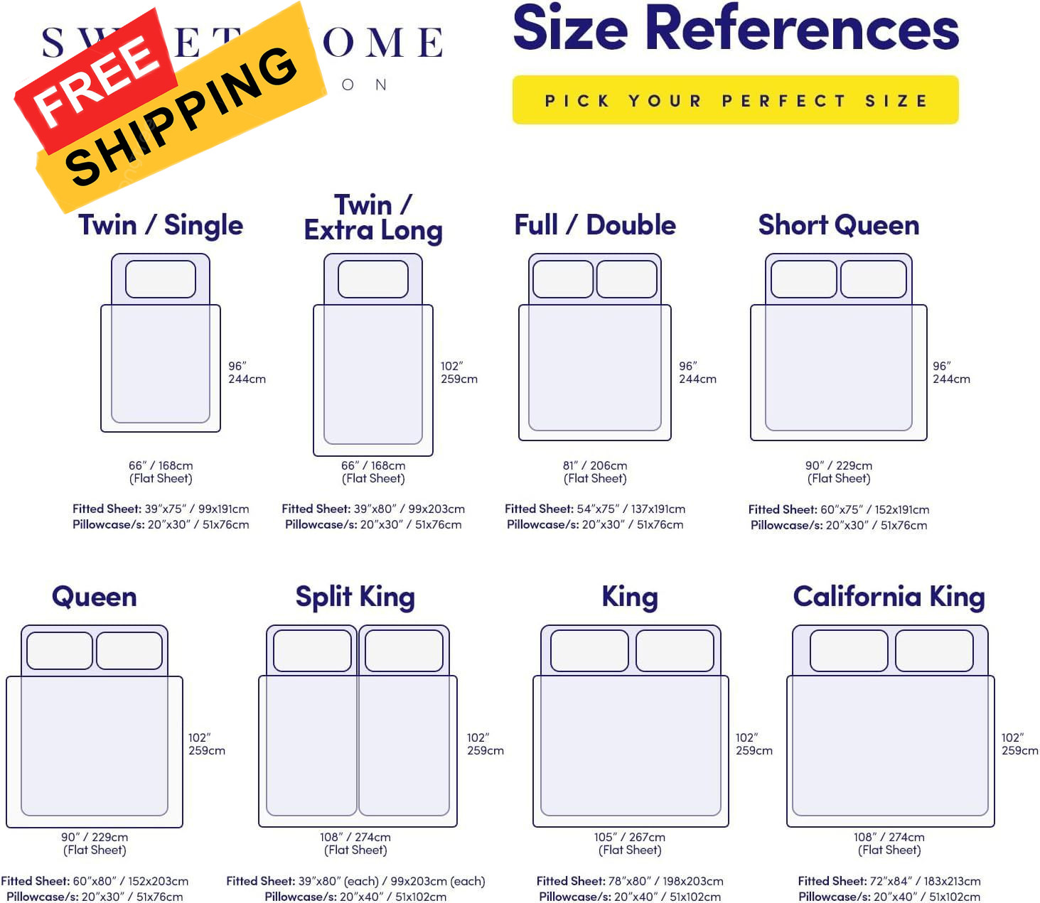 Sweet Home Collection Bed Linen Set - 3Pc Camel Microfiber Twin XL, 