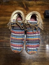 Twisted X Moccasin WCA0021 Southwestern Fringe Bootie Antibacterial 203