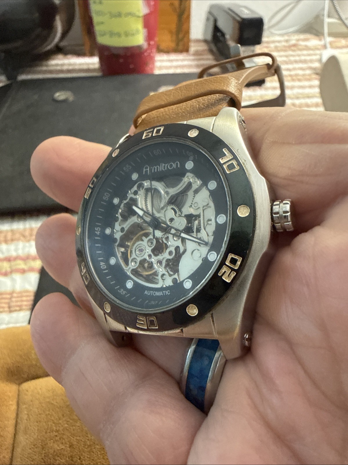 Armitron Automatic Skeleton Watch | Model 20/4405… - image 4