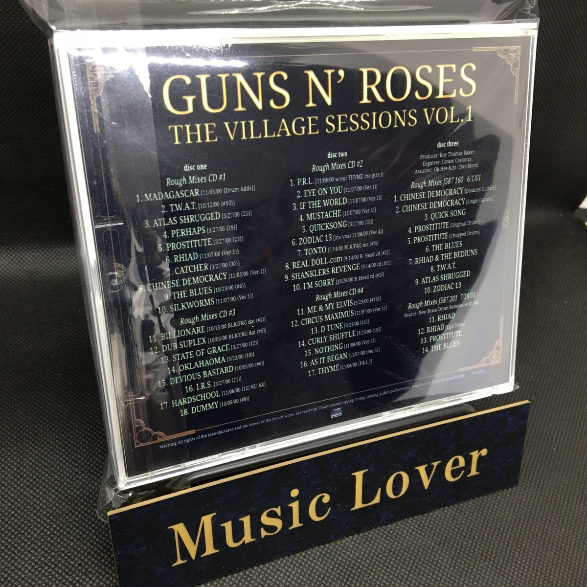 GUNS N' ROSES - THE VILLAGE SESSIONS VOL.1 (3CD) Demos and Rough