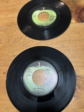 Two 45 Records Beatles The Ballad Of John And Yoko And Hey Jude They Play