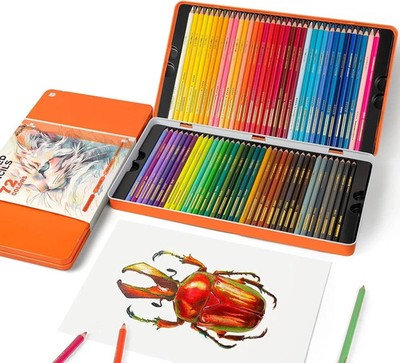 Woomer Premium Colored Pencils: 3.8mm 1 Count (Pack of 72), Multiple Colors