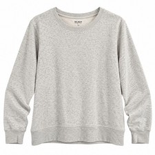 TEK GEAR Ultrasoft Fleece Crewneck Sweatshirt Heather Gray Size L