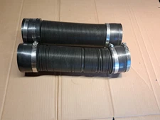 4" Air Duct Hose, Engine Flow Tube 4-inch Box Inlet, Memory-Flex Design, Black