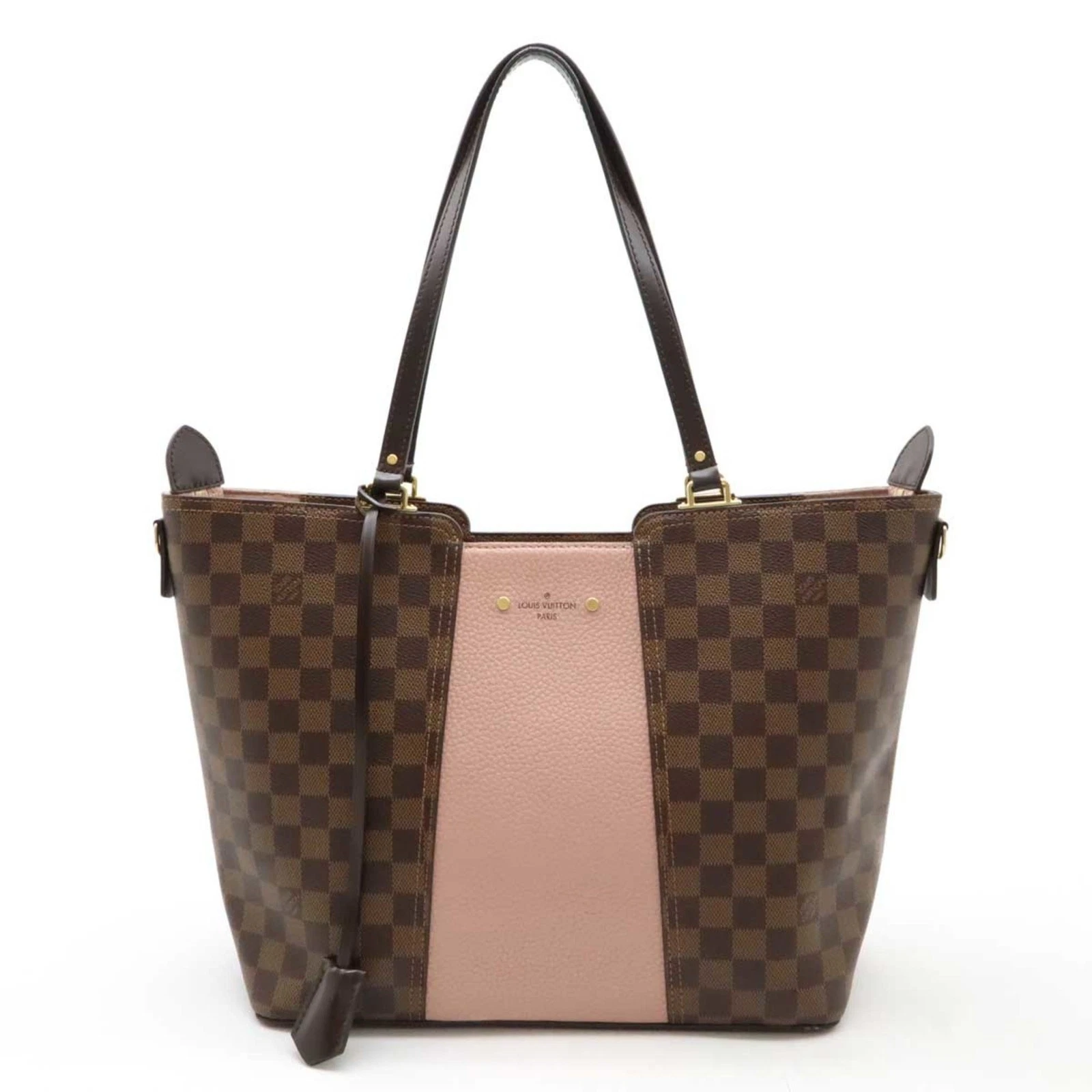 LOUIS VUITTON（LV） Borsa tote LOUIS VUITTON damier jersey tracolla rosa magnolia N44041 GZl1a5l7