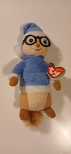 Ty Beanie Babies, Alvin & The Chipmunks "Simon" 2011 Christmas Plush - NMWT