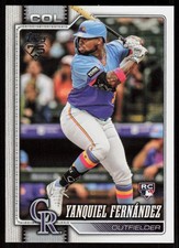 2026 Topps Series 1 Celebration Yanquiel Fernández #116 Colorado Rockies