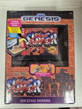 Console Heroes Street Fighter II Diorama Ken Stage Diorama New + Sealed