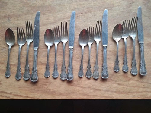 French Provincial by Towle Sterling Silver Flatware Set for 4 Service 16 Pieces