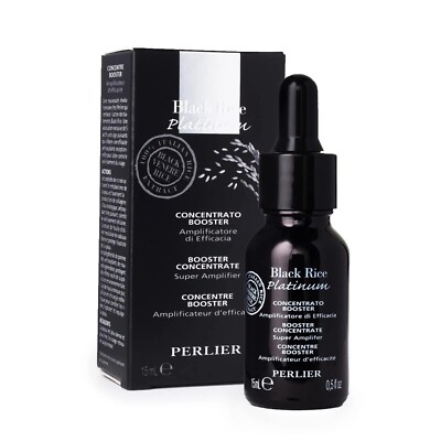 PERLIER Black Rice Platinum Booster Concentrate Amplifier 0.5 oz SEALED
