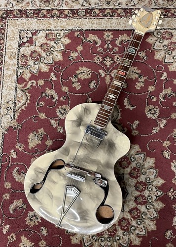 Chitarra vintage Wandre Framez modello B.B. 1960 - Foto 6 di 11