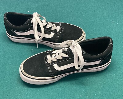 Vans Old Skool Kids Shoes Size Youth Color Black Still In
