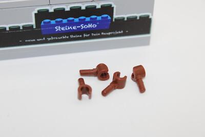 Lego (c) 4x Hände / Hand - reddish braun - 983 - hands - Figuren Zubehör-