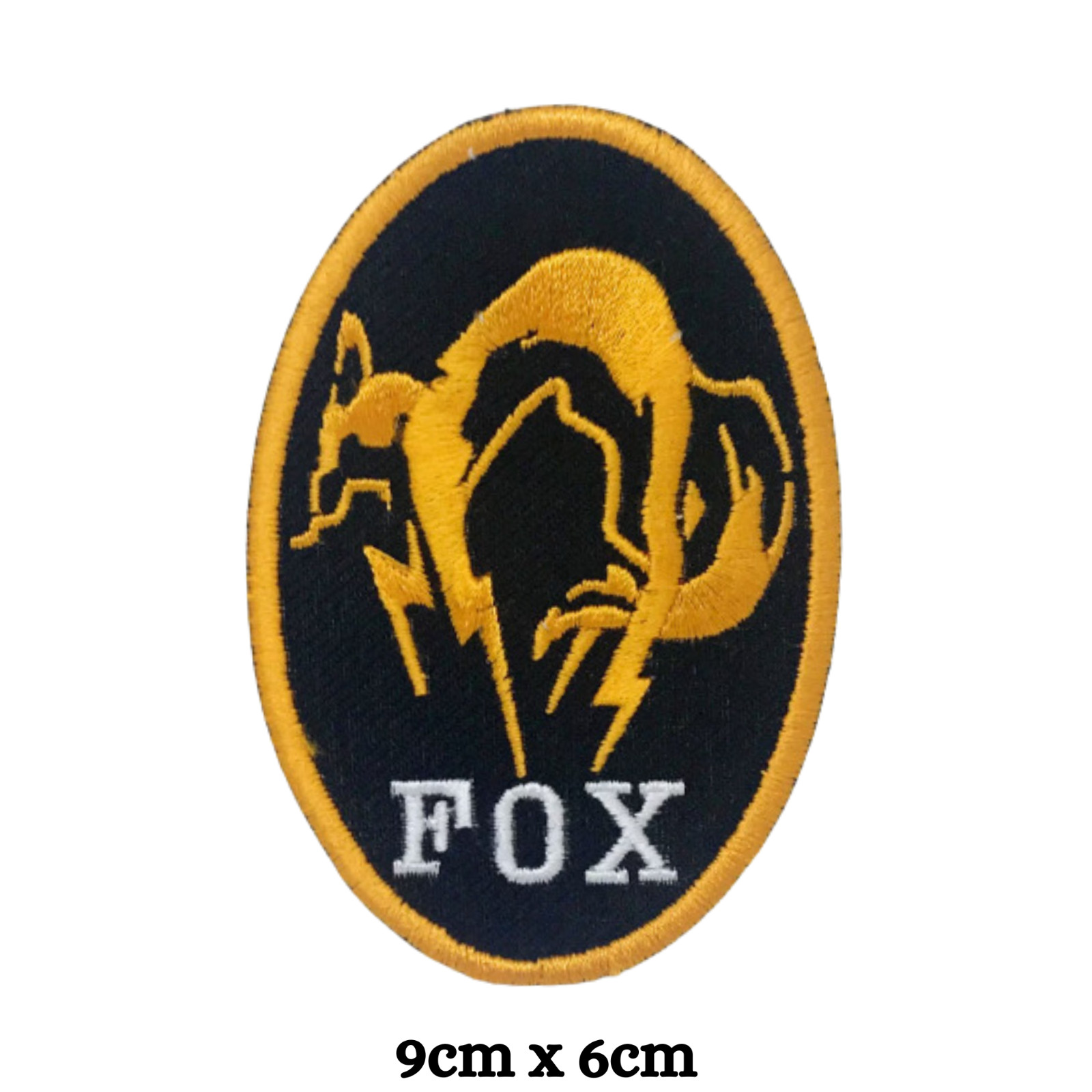 Parche bordado Metal Gear Solid Kojima Foxhound Fox Hound hierro coser
