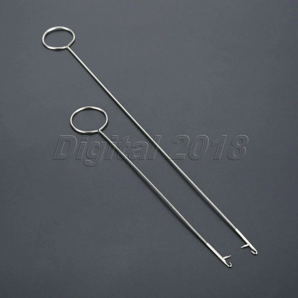1Set(2Pcs) Practical Tool Sewing Loop Turner Hoop Steel For Home Craft Sewing - Image 3 of 4