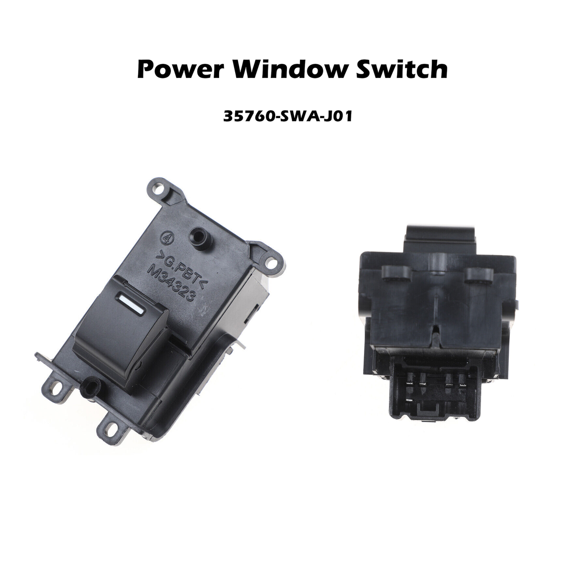 Power Window Switch Rear Left Right 35760-SWA-J01 For Honda CRV