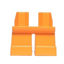 NEW LEGO - Figure Legs - Short - plain Orange x 1 - LEGO Pants