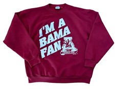 Alabama Crimson Tide Maroon Sweatshirt I'm A Bama Fan And Proud Of It Roll Tide