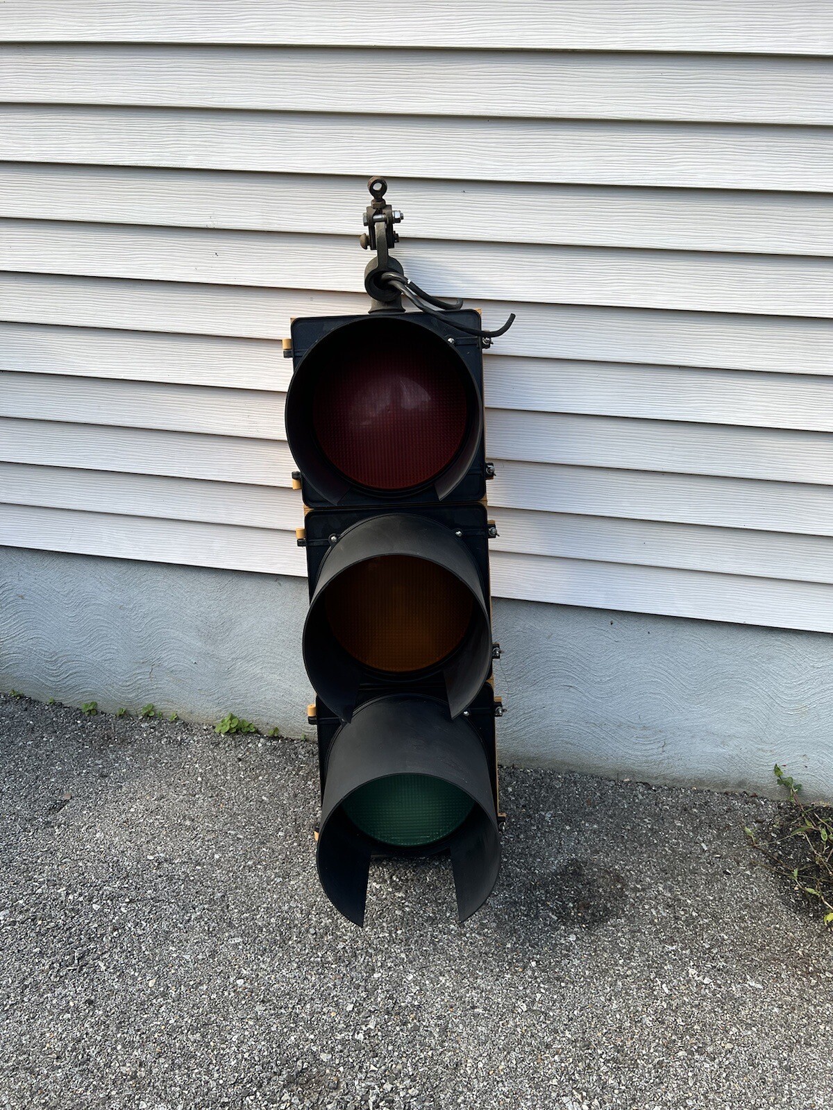 Retired Traffic Signal Stop Light W/ Hoods / Visors/ eBay