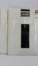 2 Pair Kunert Soft and Sheer Black Fine Tights Pantyhose Size Large 46-48