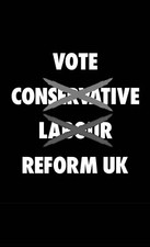 Pack of 10x Reform UK Stickers - Great Britain Nigel Farage United Kingdom
