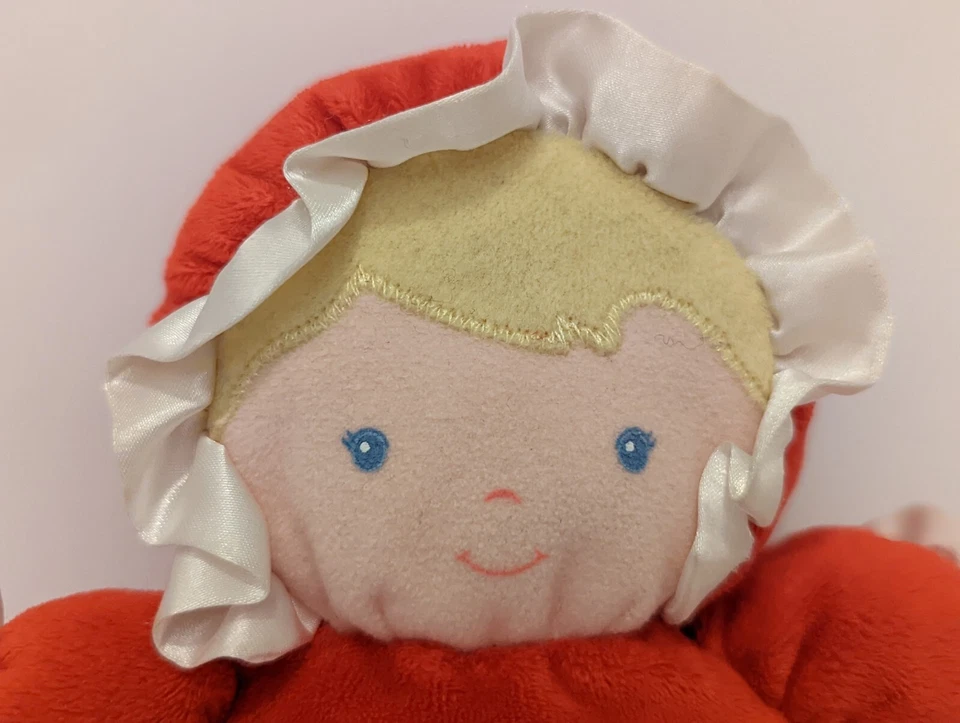 Muñeco de peluche Prestige Baby Feliz Navidad cabello rubio ojos azules rojo Jammies  Foto 2 de 4