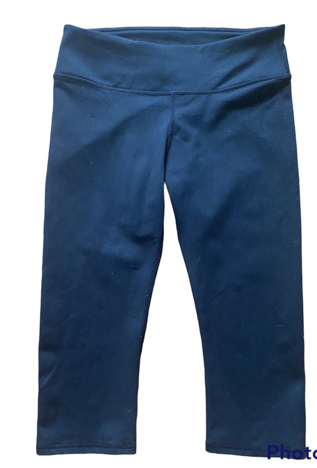 FABLETICS Solid Black Compression Crop Capri - XS - image 1