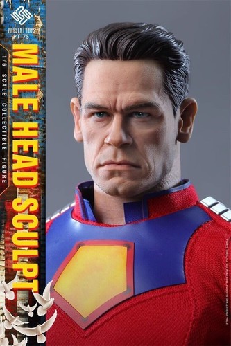 PRESENT TOYS 1/6 PT-SP75 Peacemaker John Cena Testa Scultura per Corpo Maschio 12" Giocattolo - Foto 6 di 7