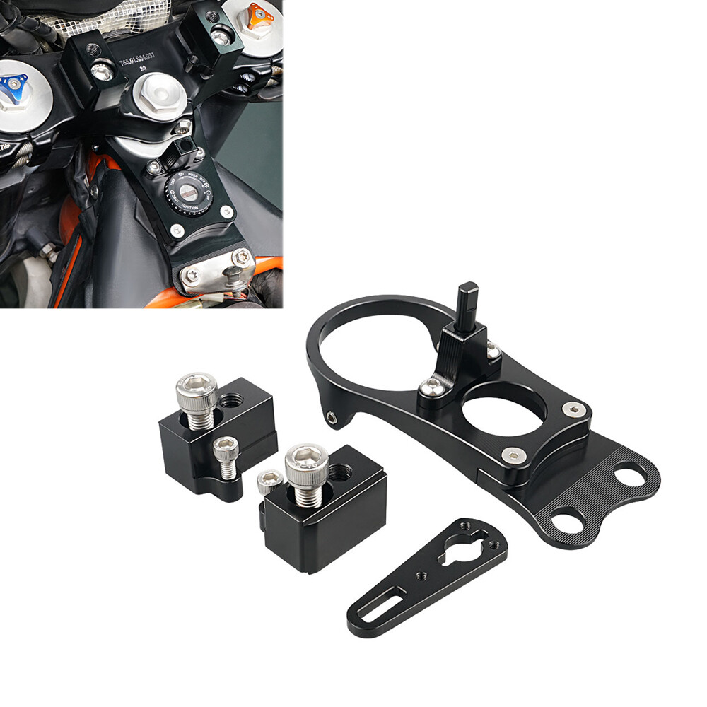 CNC-machined For Scotts Steering Damper Mounting Set For KTM 690 CNC-machined For Scotts Steering Damper Mounting Set For KTM 690