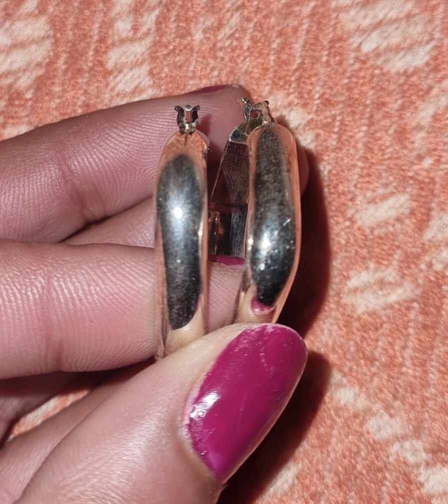 925 Sterling Silver Square Hoop Earrings eBay