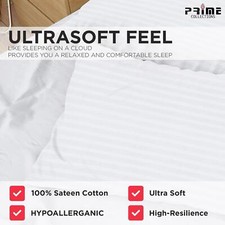 Prime Collections 2 Pack Pillow Cases with Envelope Closure, 400 TC 100 COTTON