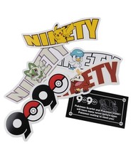 Pokemon 9090 sticker set 6types Japan limited New