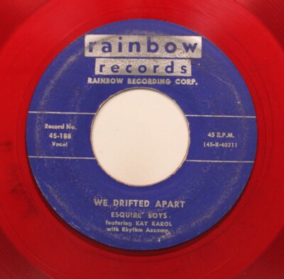 Esquire Boys - 45 - We Drifted Apart / Caravan On Rainbow Records