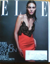 ELLE MAGAZINE MARCH 2024 with VITTORIA CERETTI on cover SPRING FASHION issue NEW