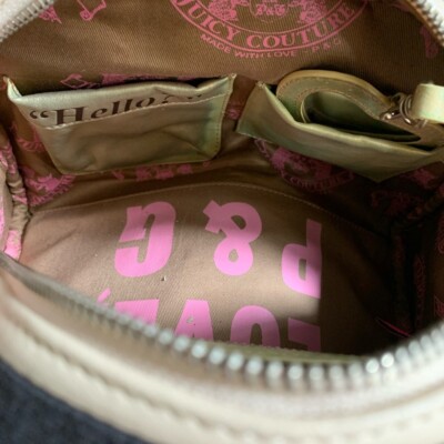 JUICY COUTURE Vintage Brown Velvet Bowling Bag | eBay