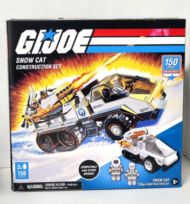 GI JOE SNOW CAT CONSTRUCTION SET 150 PIECES w/ DECAL SHEET 2020 HASBRO NEW 