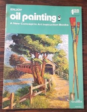Craftint 3 Enjoy OIL PAINTING Art Instruction Books Vintage 1971