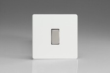 Varilight Screwless Premium White Range - White Inserts & Chrome Switches
