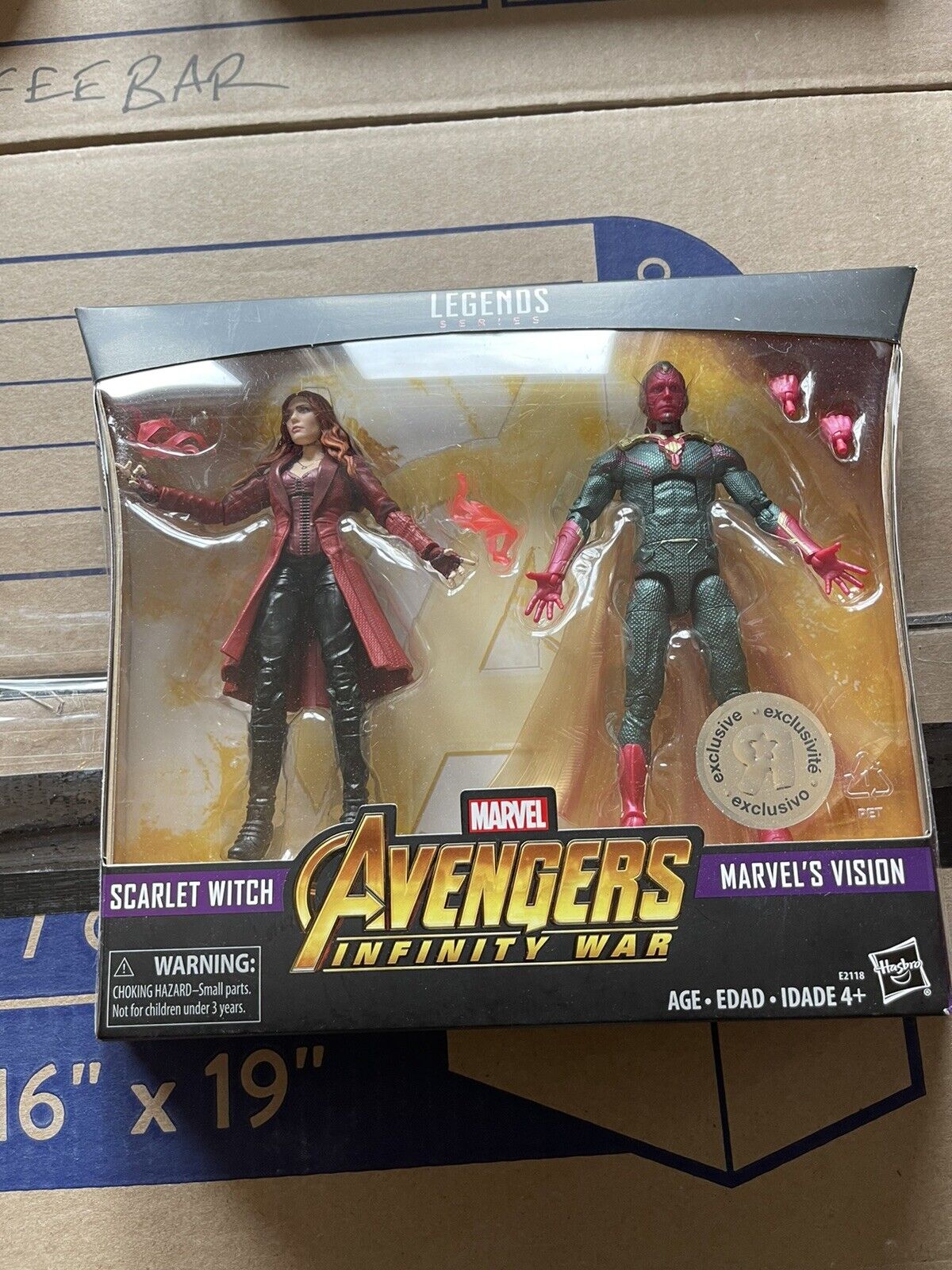 Hasbro Marvel Legends Scarlet Witch figure wields the Darkhold!