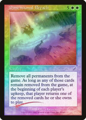 Dimensional Breach FOIL Scourge PLD White Rare MAGIC GATHERING CARD ABUGames
