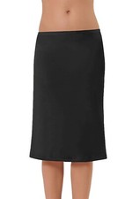 Damen Unterrock mit Gummizug Weich, Glänzend & Elegant, verschiedene Größen 2901