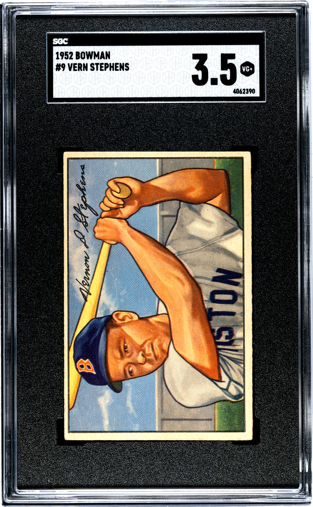 1952 Bowman Vern Stephens #9 SGC 3.5