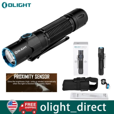 OLIGHT Warrior 3S 2300Lum Rechargeable Tactical Flashlight Compact Dual-Switche