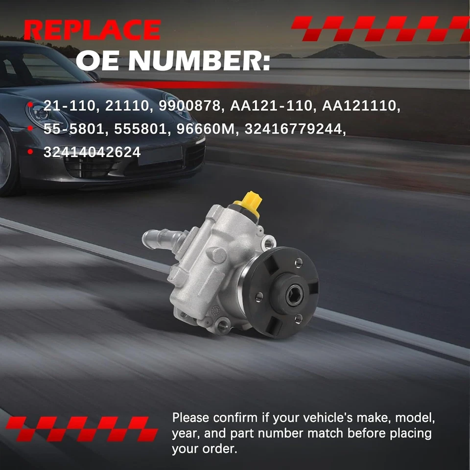 Bomba de dirección asistida 21-110 para BMW 135is 135i X1 335i 335is 335xi 3,0 L 2007-2013 Foto 2 de 4