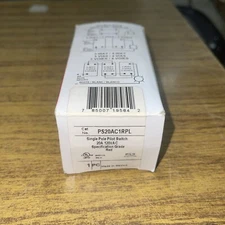 LEGRAND Single Pole Pilot Switch PS20AC1RPL / PS20AC1RPL New With Box