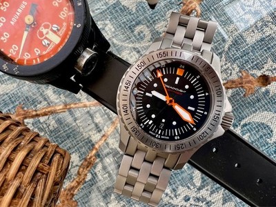 Timefactors DREADNOUGHT VOYAGER GMT PRS-21 Auto Dive Watch 300M GMT Smiths ETA